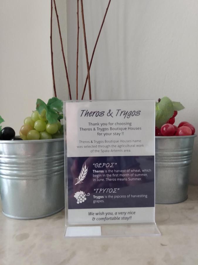 Theros & Trygos Boutique Houses - Ath Airport Артеміда Екстер'єр фото